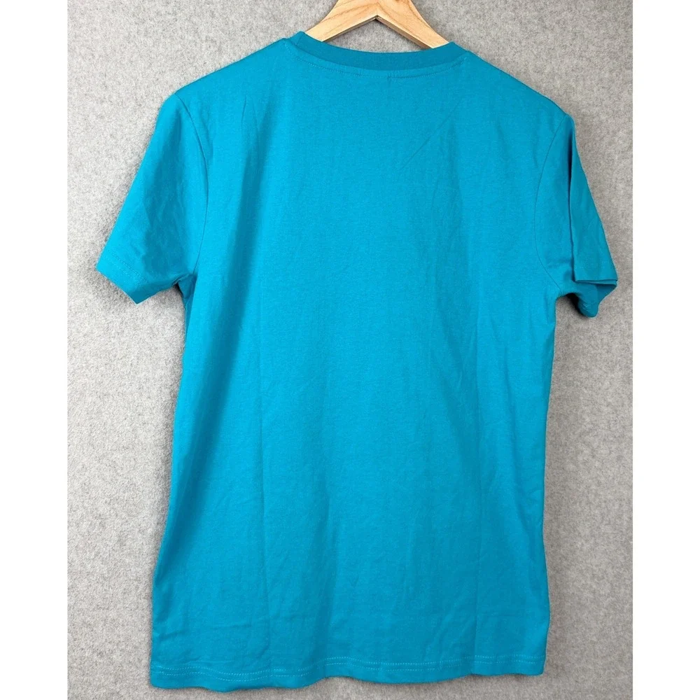 McDonalds T-Shirt Mens Medium Blue French Fries Characters Graphic Tee